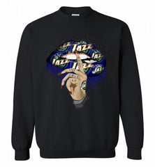 Utah Jazz Lip Shut The Fuck Up Crewneck Sweatshirt - zezetee