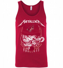 Metallica Skull Snake Arizona Coyotes Tank - zezetee