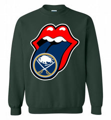 Buffalo Sabres  x The Rolling Stones Logo Crewneck Sweatshirt - zezetee