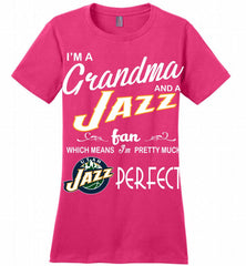 I'M A Grandma And A Utah Jazz Fans Perfect Ladies Perfect - zezetee