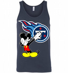 Disney Mickey Mouse Dabbing Tennessee Titans Tank - zezetee