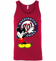 Disney Mickey Mouse Dabbing Washington Nationals Tank - zezetee