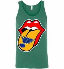 St Louis Blues  x The Rolling Stones Logo Tank - zezetee