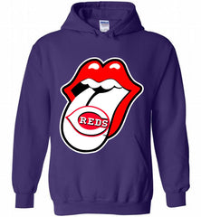Cincinnati Reds  x The Rolling Stones Logo Hoodie - zezetee