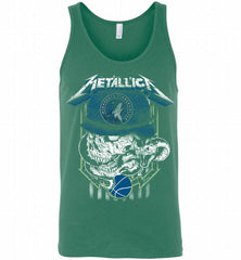 Metallica Skull Snake MinnesotaTimberwolves Tank - zezetee