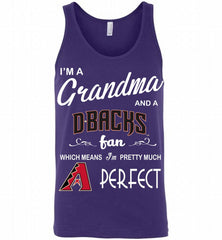 I'M A Grandma And A Arizona Diamondbacks Fans Gift Tank - zezetee