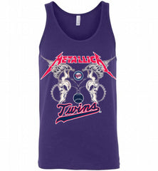 Metallica Minnesota Twins Logo Tank - zezetee