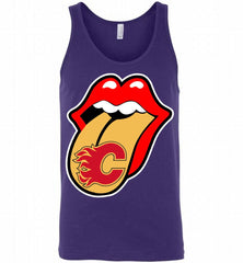 Calgary Flames  x The Rolling Stones Logo Tank - zezetee