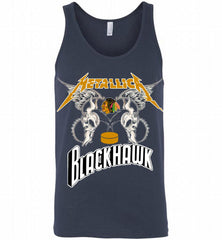 Metallica Chicago Blackhawks Logo Tank - zezetee