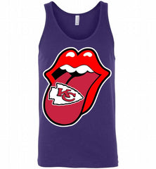 Kansas City Chiefs  x The Rolling Stones Logo Tank - zezetee
