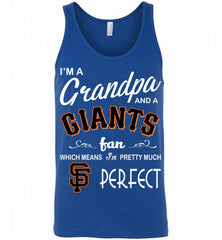 I'M A Grandpa And A San Francisco Giants Fans Gift Tank - zezetee