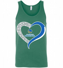 Golden State Warriors In Diamond Heart Tank - zezetee