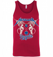 Metallica Kansas City Royals Logo Tank - zezetee