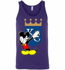 Disney Mickey Mouse Dabbing Kansas City Royals Tank - zezetee