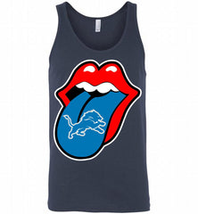 Detroit Lions  x The Rolling Stones Logo Tank - zezetee