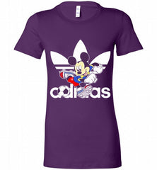 ADIDAS FOOTBALL MICKEY MOUSE DISNEY SPORTS Bella Ladies Tee - zezetee