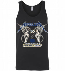 Metallica Nashville Predators Logo Tank - zezetee