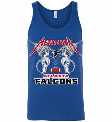 Metallica Atlanta Falcons Logo Tank - zezetee