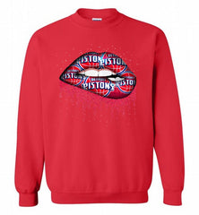 Lip Detroit Pistons Crewneck Sweatshirt - zezetee