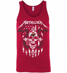 Metallica Snake Skull Minnesota Wild Logo Tank - zezetee