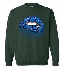 Lip Indianapolis Colts Football Crewneck Sweatshirt - zezetee