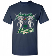 Metallica Minnesota Wild Logo Shirt - zezetee