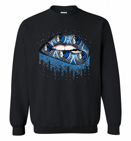 Lip Dallas Mavericks Crewneck Sweatshirt - zezetee