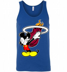 Disney Mickey Mouse Dabbing Miami Heat Tank - zezetee