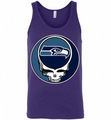 Seattle Seahawks Grateful Dead Logo Band Tank - zezetee
