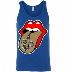 New Orleans Saints  x The Rolling Stones Logo Tank - zezetee