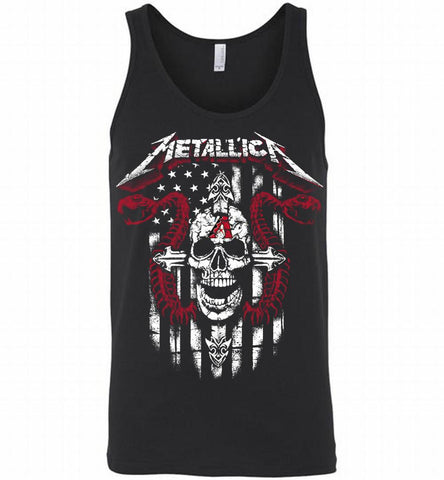 Metallica Arizona Diamondbacks Logo Tank - zezetee