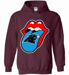 Carolina Panthers  x The Rolling Stones Logo Hoodie - zezetee