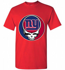 New York Giants Grateful Dead Logo Band Shirt - zezetee