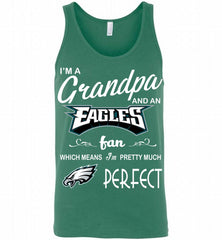 I'M A Grandpa And A Philadelphia Eagles Pretty Much Perfect Tank - zezetee
