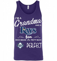 I'M A Grandma And A Tampa Bay Rays Fans Gift Tank - zezetee