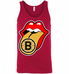 Boston Bruins  x The Rolling Stones Logo Tank - zezetee