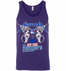 Metallica New York Rangers Logo Tank - zezetee