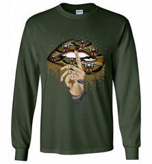 New Orleans Pelicans Lip Shut The Fuck Up Gildan Long Shirt - zezetee