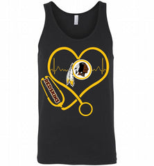 Nurse Heartbeat Washington Redskins Tank - zezetee