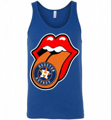 Houston Astros  x The Rolling Stones Logo Tank - zezetee