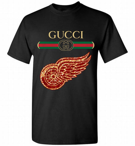Gucci Detroit Red Wings Logo Shirt - zezetee
