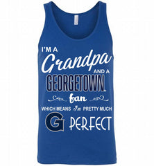 I'M A Grandpa And A Georgetown Hoyas Fan Tank - zezetee