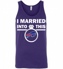 I MARRIED INTO THIS NFL Buffalo Bills Fans Gift Tank - zezetee