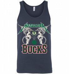 Metallica Milwaukee Bucks Logo Tank - zezetee