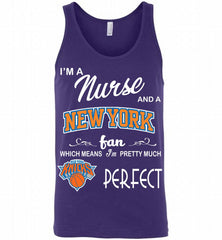 I'M A Nurse And A New York Knicks Fans Perfect Tank - zezetee