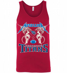 Metallica Tennessee Titans Logo Tank - zezetee