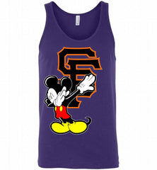 Disney Mickey Mouse Dabbing San Francisco Giants Tank - zezetee
