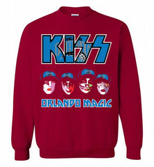 Kiss Orlando Magic Logo Crewneck Sweatshirt - zezetee