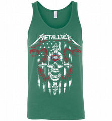 Metallica Snake Skull Montreal Canadiens Logo Tank - zezetee