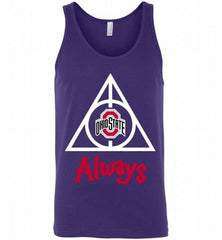 OHIO STATE BUCKEYES DEATHLY HALLOWS ALWAYS GIFT Tank - zezetee